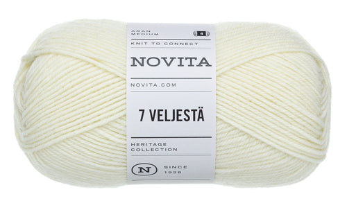 Novita 7 Veljestä villasekoitelanka 100 g