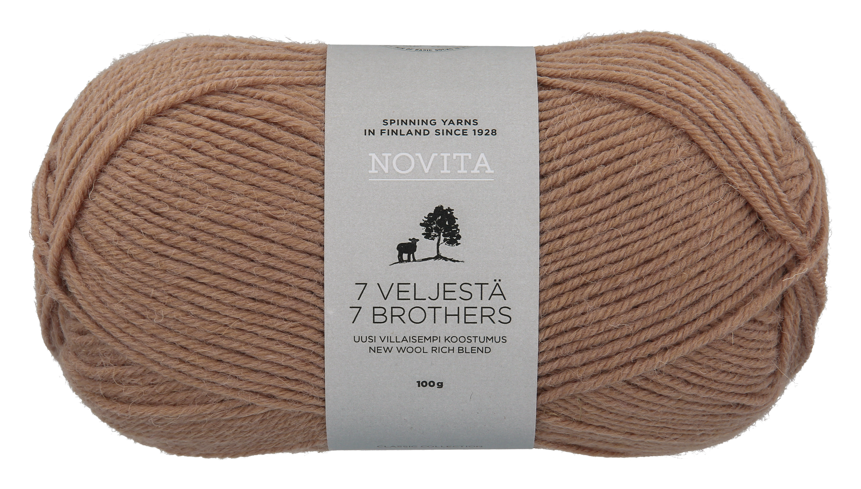 Novita 7 Veljestä villasekoitelanka 100 g