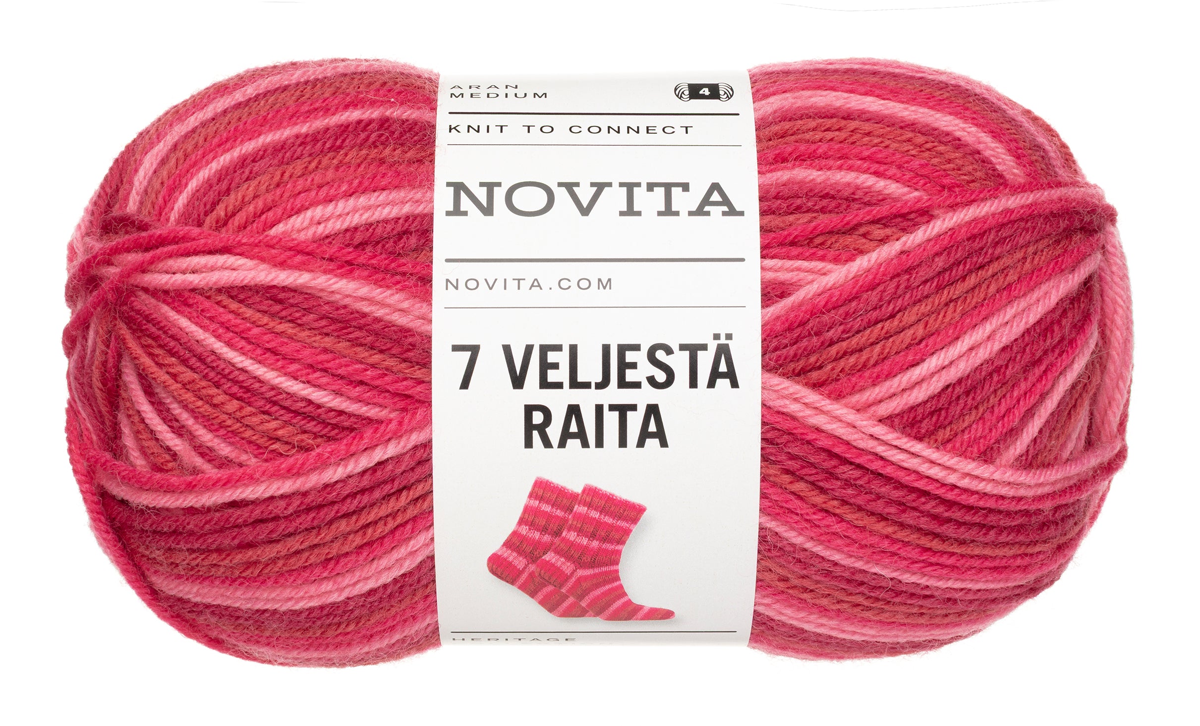 Novita 7 Veljestä Raita 938 ruusuinen uni