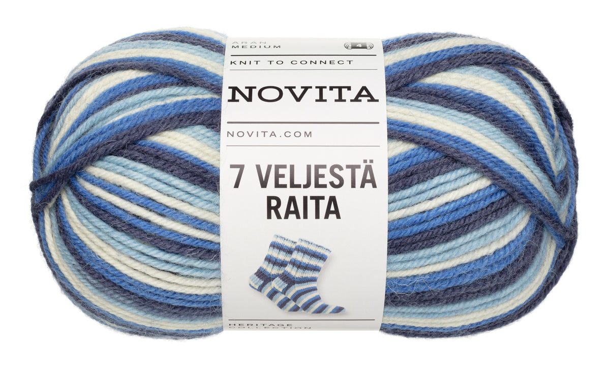 Novita 7 Veljestä Raita 984 sinitaivas