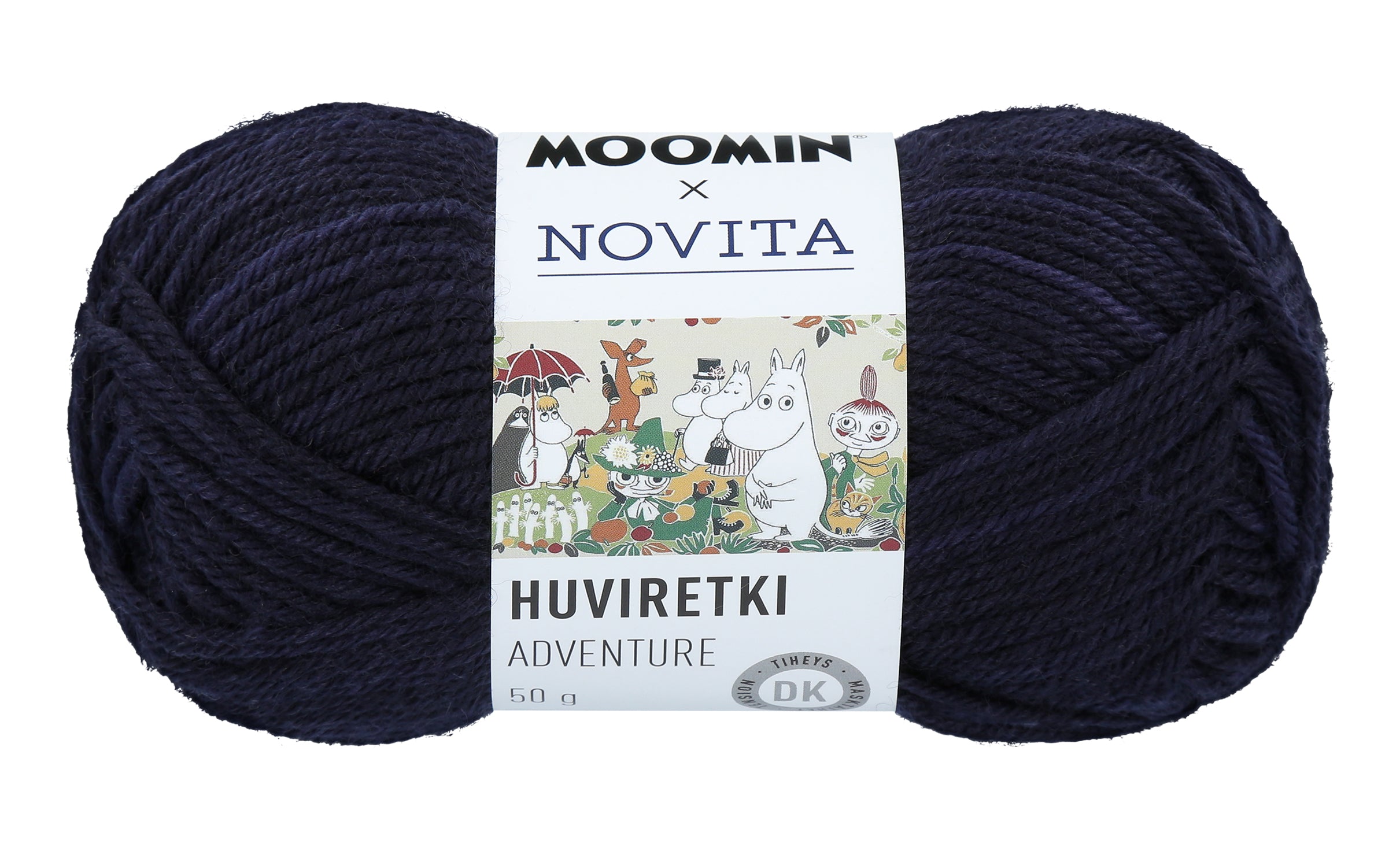 Poistuva: Moomin x Novita Huviretki villasekoitelanka 50 g