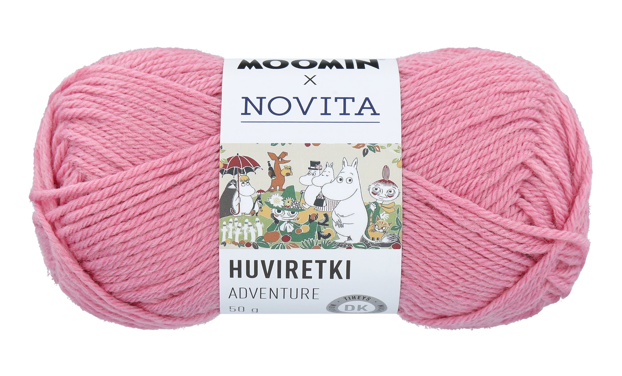 Poistuva: Moomin x Novita Huviretki villasekoitelanka 50 g