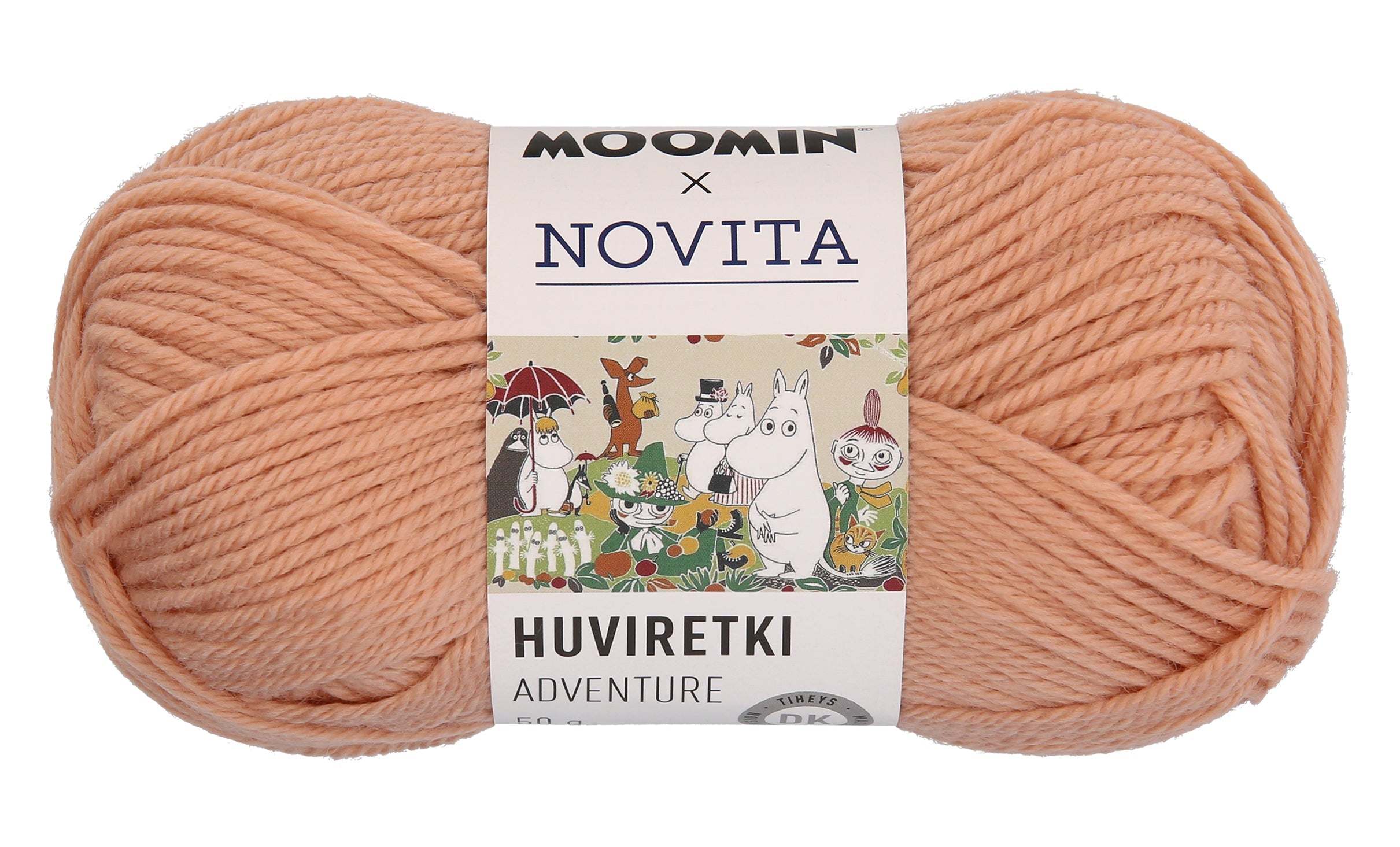 Poistuva: Moomin x Novita Huviretki villasekoitelanka 50 g