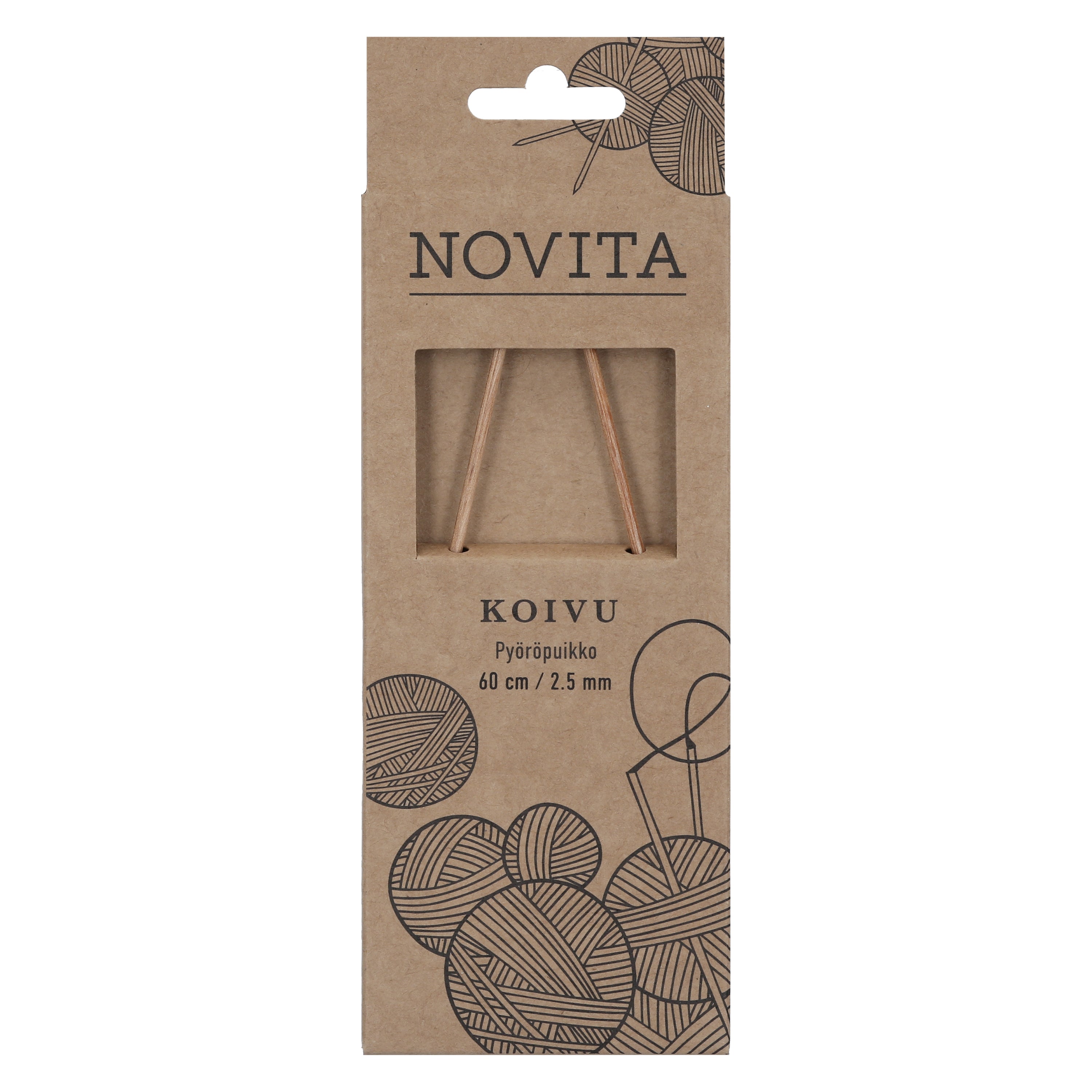 Novita pyöröpuikot 60 cm