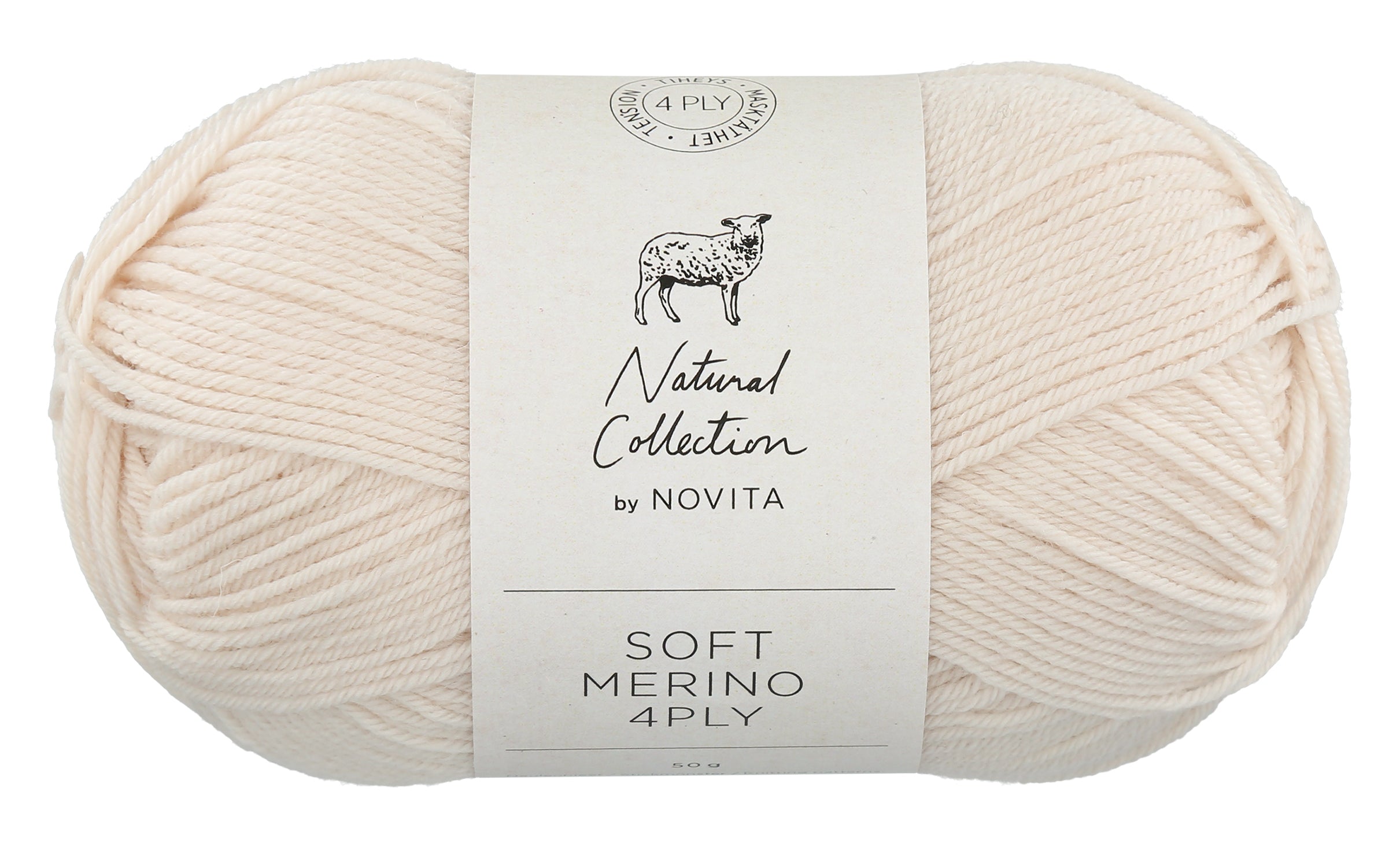 Poistuva: Novita Soft Merino 4PLY 100 % merinovillalanka 50 g